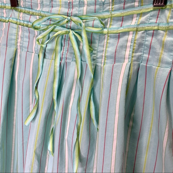 Old Navy Floral Tie Striped Layered Mini Skirt - Picture 14 of 15